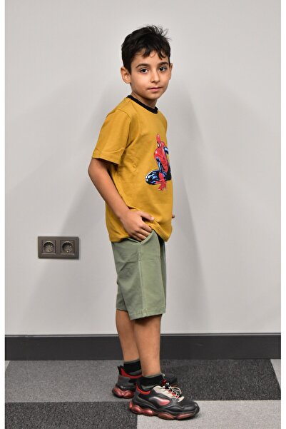 Banadamoda Boy's Printed T-shirt Shorts Set