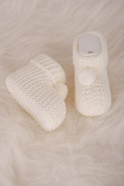 LilJoy Baby Socks Newborn Baby Booties Warm Baby Booties 0-3 Months