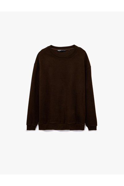 Koton Дългоръкавна блуза с качулка и велосипедна яка