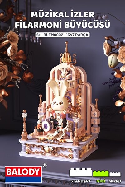 balody Musical Notes – Philharmonic Magician Building Block Set 1547 Pieces