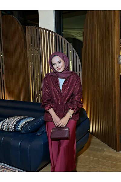 Butik N&G Pul Payetli Bomber Ceket