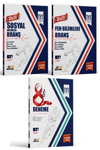Hız ve Renk Yayınları TYT 30 x 20 Sosyal Bilimler Fen Bilimleri ve 8'li Genel...