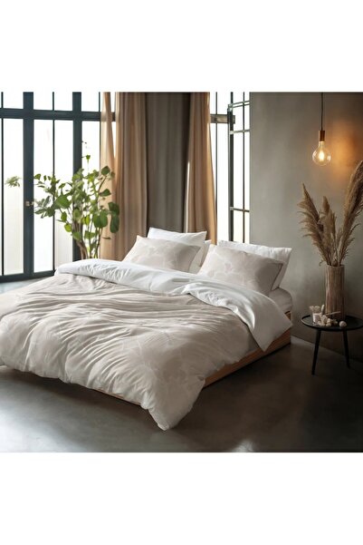 Sleeptime Pure Ginkgo Whisper Bedding Set 200x200/220 cm, 100% Cotton