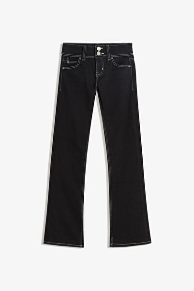 Bershka Boot-cut jeans with flaps