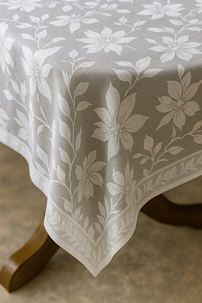 De'Vor Stylish Patterned Luxury Tablecloth – Stain Resistant, Washable, Modern Living Room Table Cover