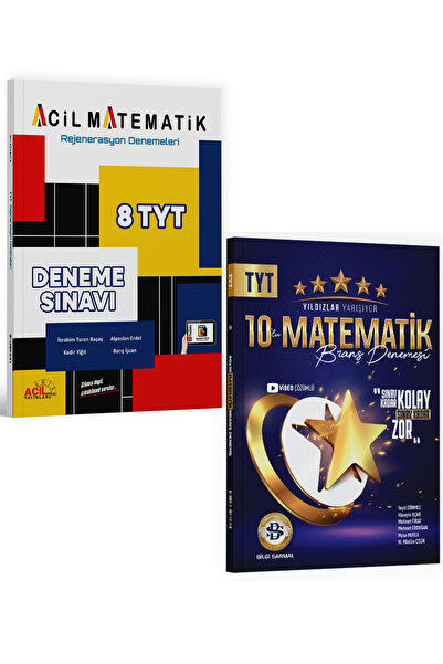 Bilgi Sarmal Yayınları Yıldızlar Yarışıyor ve Acil Yayınları TYT 8'li Rejener...