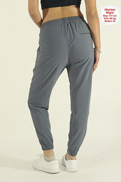 INFLUYENTE Women's Oversized Parachute Fabric Quick-Drying Elasticated Leg Track Pants