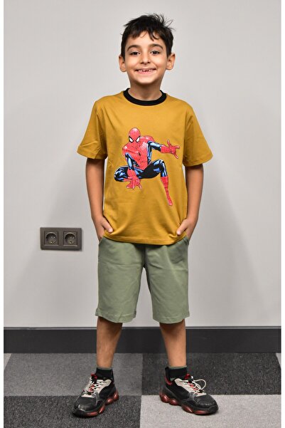 Banadamoda Boy's Printed T-shirt Shorts Set