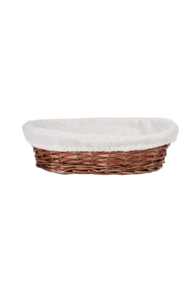 AiroBazar Oval Dough Proofing Basket with Wicker Cloth |   Bread Making Basket |   Natural Dough Relaxation 24 cm