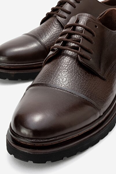 depderi جلد طبيعي، تصميم إيطالي، أحذية رجالية كلاسيكية من الجلد الداخلي والخارجي