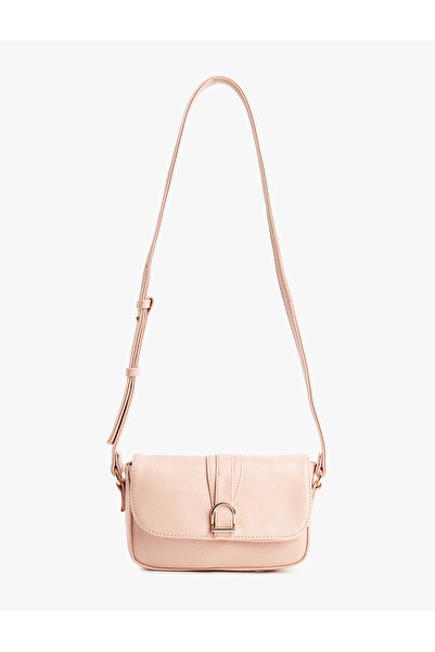 Koton Geantă crossbody din piele artificială cu curea cu cataramă metalică