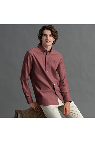 Giordano Men's Lion Oxford Shirt