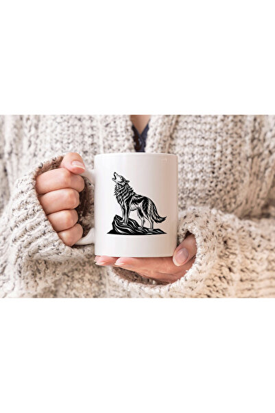 MODA كوب كورت مطبوع هدية من البورسلين