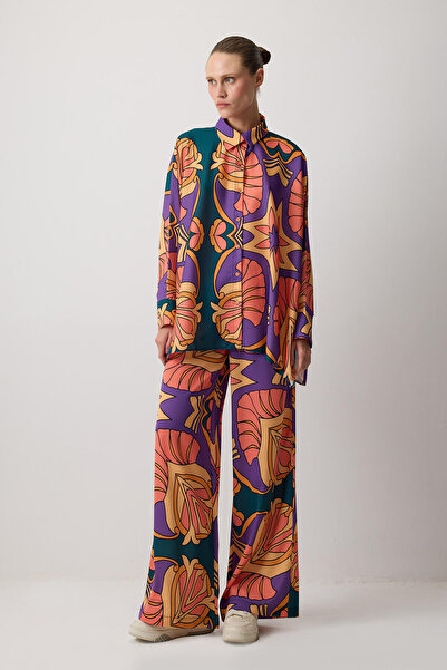 Touché Privé PATTERNED SHIRT PANT SET