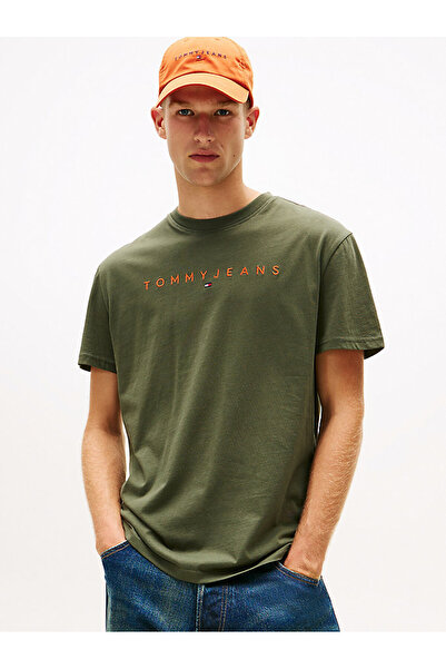 Tommy Hilfiger Erkek Yeşil S/S Tişört