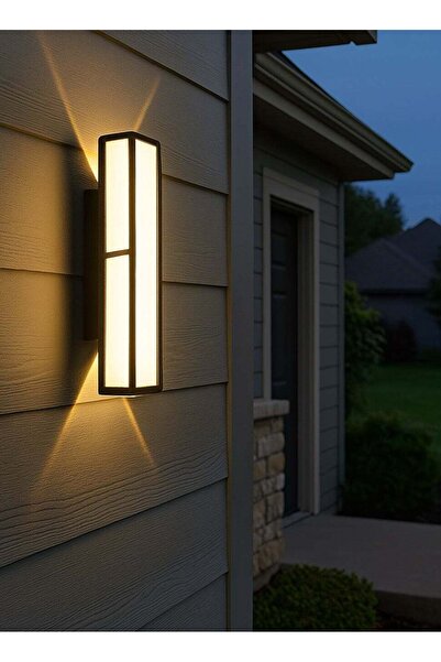 genernic Modern LED Wall Sconce 30 cm, 20W, Warm Yellow 3000K - Stylish Plastic Design