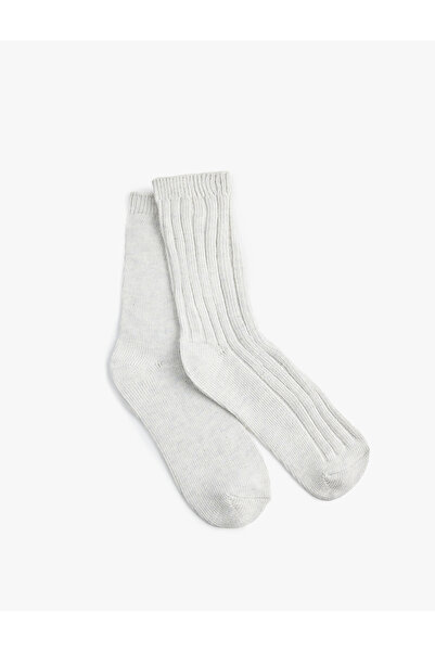 Koton Set of 2 Textured Thick Socks