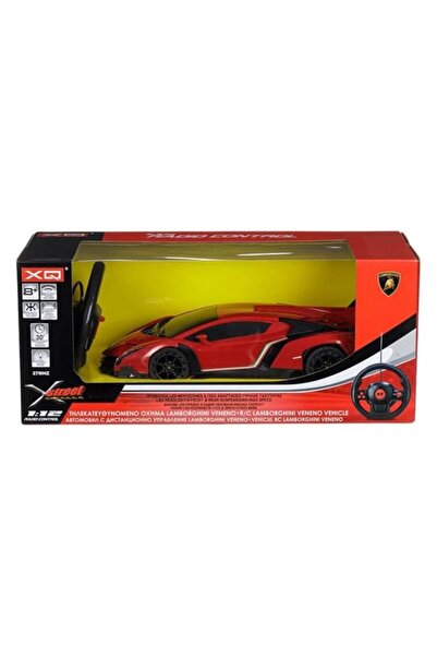 OEM Red Lamborghini Veneno 1:12 Car with Lights & Steering-Wheel Remote 27MHz