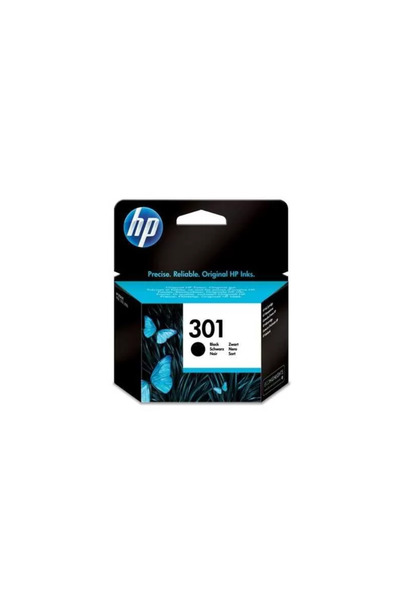 HP Оригинална 301 черна мастилена касета