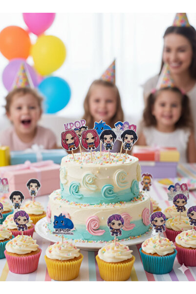 DODOMAR Lisanslı 10'lu Paket K-pop Hunterix Demon Hunters İblis Avcıları Kürd...