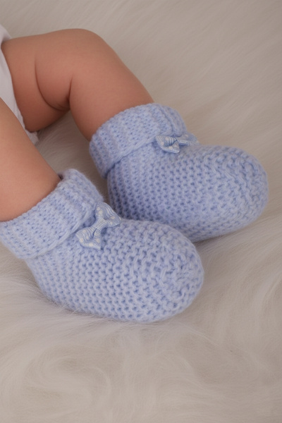 LilJoy Baby Girl Booties New Knitwear Warm Booties 0-3 Months