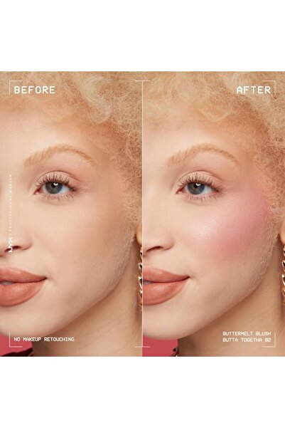 Professional Makeup Buttermelt Powder Blush - Up to 12 H Wear, Fade & Transfer Resistant