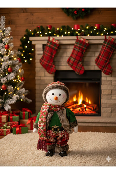 DODOMAR 30 см движеща се музикална фигура на снежен човек – коледна декоратив...