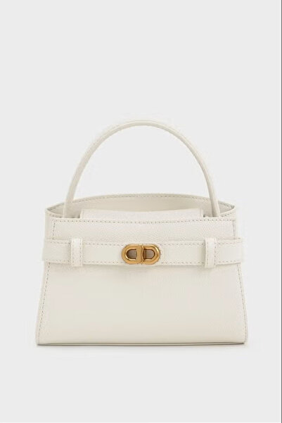 Generic Aubrielle Croc Tote - Cream