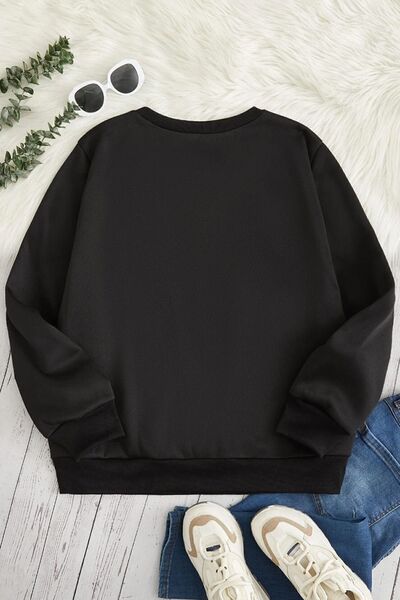 trendypassion Unisex Love Printed Crew Neck Sweatshirt