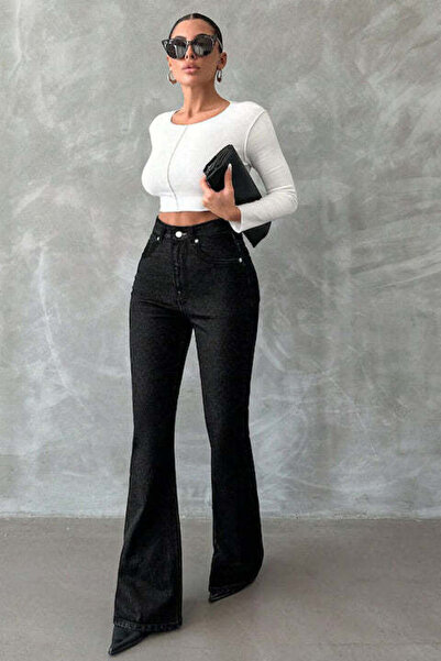 StreetWear Outlet Women's Jeans, Flared & High Waist