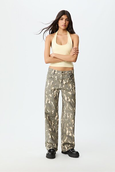 Stradivarius Halter Yaka Tişört