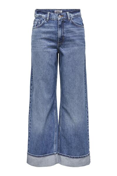 ONLY ONLHOPE Висока талія - Широкі джинси з широкими штанинами, Широкий крій ...