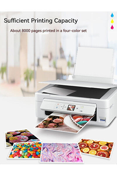 Generic Ink Refill Kit Compatible with All HP Printer Ink Tank 4 Colors Pack