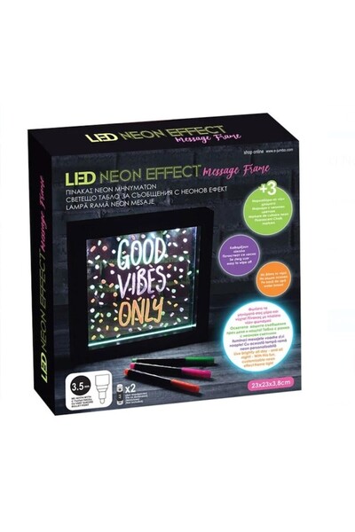OEM LED Message Lamp with Neon Markers 23 x 3.8 x 23 cm