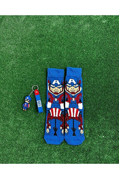 CNS Concept طقم جوارب وسلسلة مفاتيح كابتن أمريكا 2