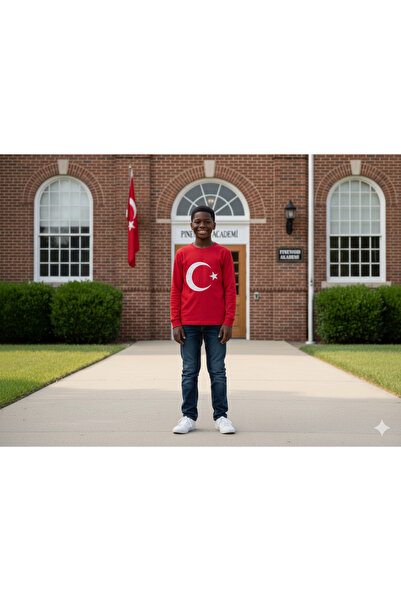 CUBBUX Moon and Star Printed Children's Girls&Boys Sweatshirt 1 Piece