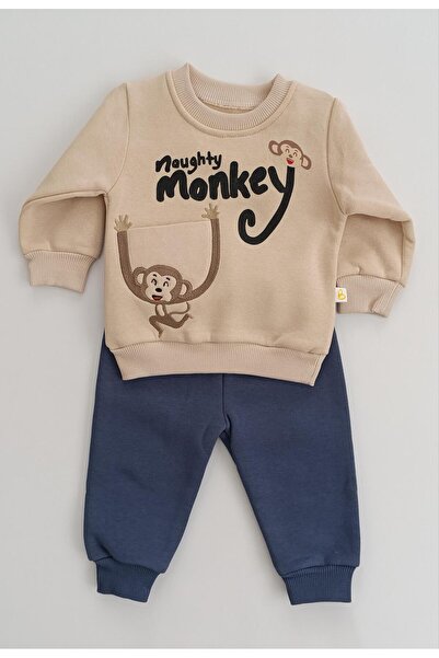 Babexi MorfoBaby Polar Erkek Cepli 2"li Takım - 9-12 ay