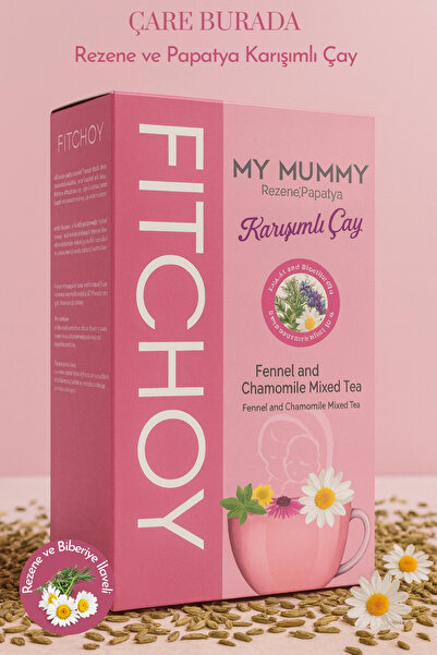 Çare Burada Fitchoy - Rezene & Papatya Çayı 90 gr x 45 Adet (Biberiye İlaveli)