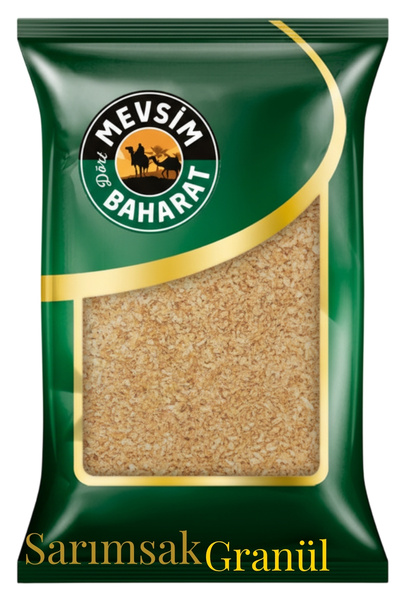 Dört Mevsim Baharat 1 kg Sarımsak Granül - Süper Aromalı Yoğun Tat Sarımsak G...