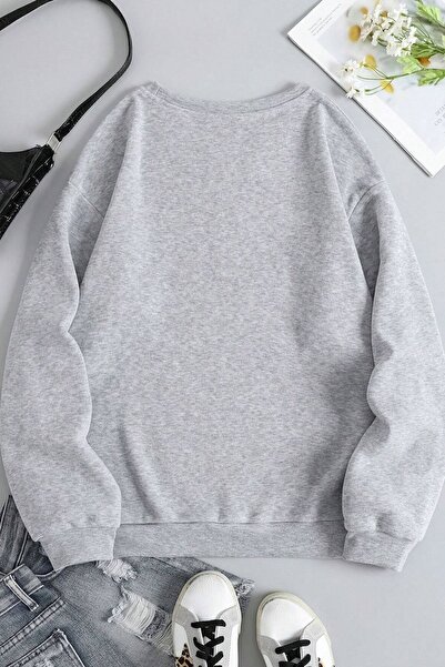 trendypassion Unisex Sleepy Panda Printed Crew Neck Sweatshirt