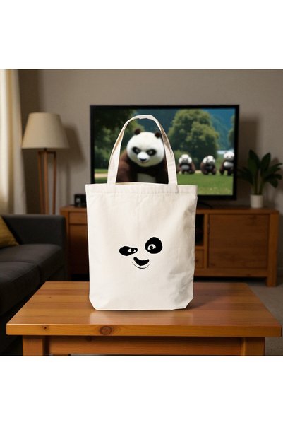 riyaz Panda Printed Cloth Shoulder Bag - 35X40 cm