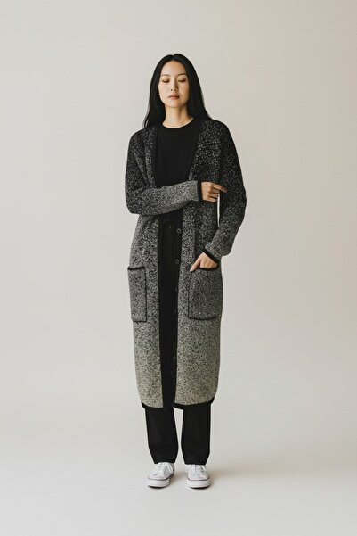 Lanze Long Knitwear Cardigan Patterned