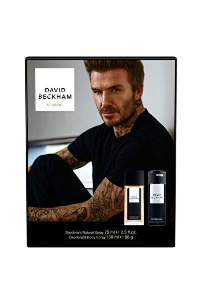 David Beckham Комплект Класически: Дезодорант спрей 75 мл + Дезодорант спрей ...