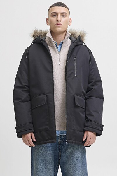 Jack & Jones Jjcharlie Detachable Faux Fur Parka Men's Fur Detailed Parka - Stylish and Functional