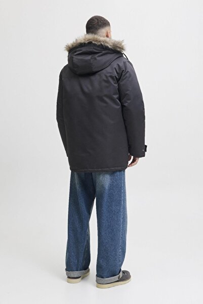 Jack & Jones Jjcharlie Detachable Faux Fur Parka Men's Fur Detailed Parka - Stylish and Functional