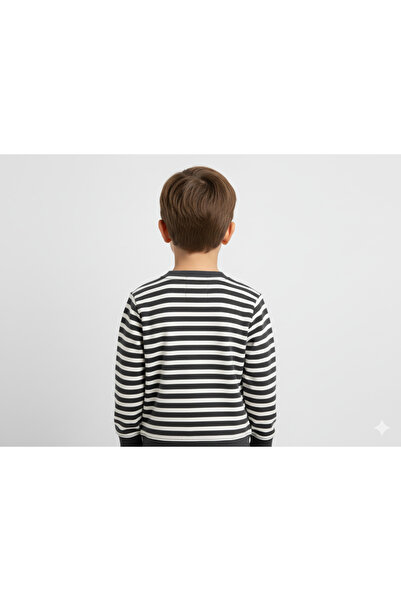 CUBBUX Boy's Striped Sweatshirt
