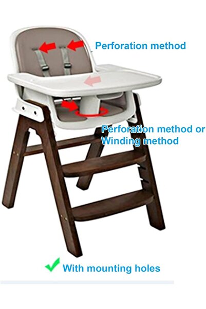 Generic Mikakoz Adjustable Rotating-Shoulder Stroller 5-Point Universal Child Safety Harness - Black