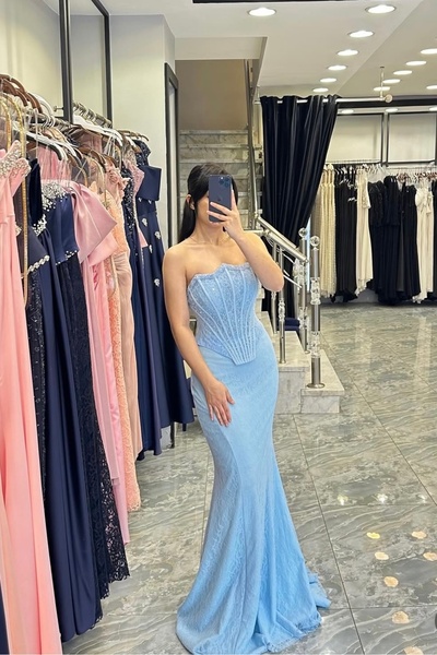 İyem Abiye Bolerolu Ve Dantelli Balenli Şık Tasarım Abiye Elbise Dar Kalıp