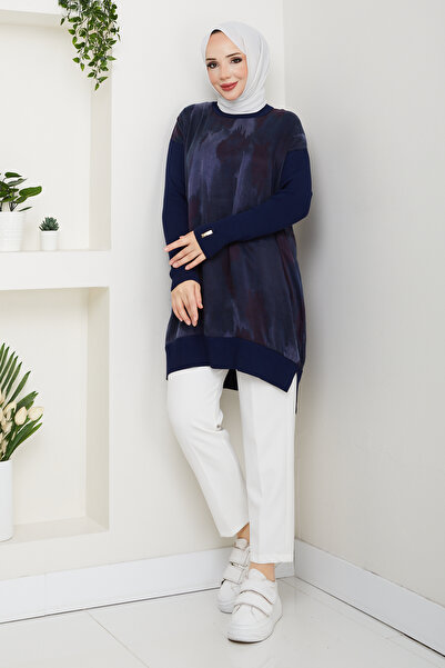 Pamuk Butik Women's Silk Kupra Mercerized Knitwear Tunic