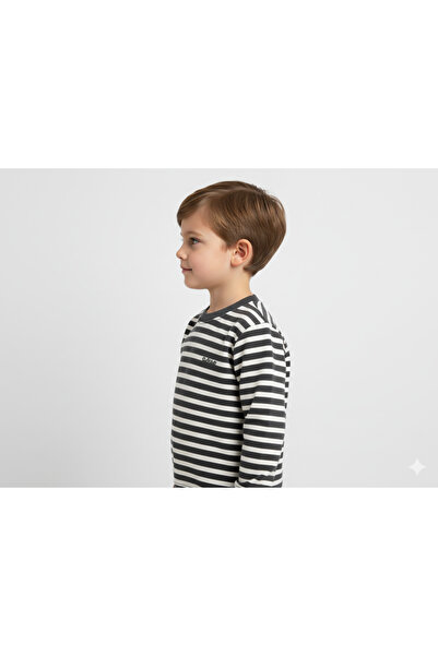 CUBBUX Boy's Striped Sweatshirt